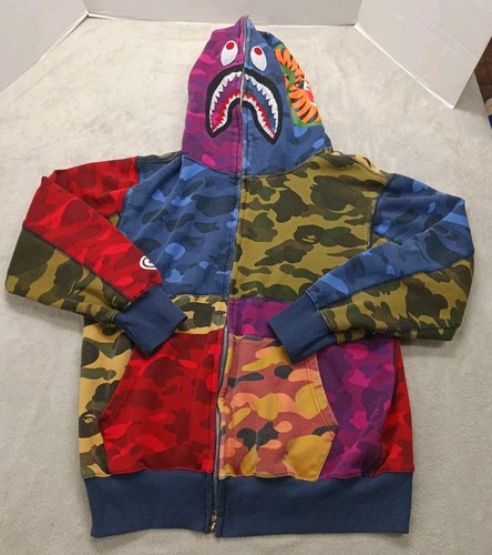 Bape mix camo - shark, full