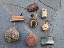 schnupftabakdose Alt 8 STK Hirschhorn Hobel 1 Mit Münze sehr günstig