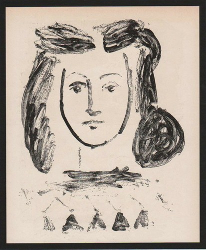 Picasso 1956 lithographie mit - picasso,