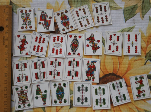 Spielkarten mini 1934 karte - spielkarten,