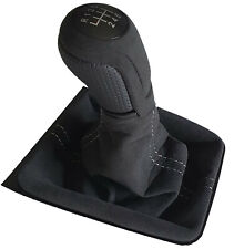 FÜR VW GOLF 7 6 GANG ALCANTARA SCHALTKNAUF SCHALTSACK KLAVIER SCHWARZ DSN5