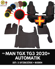 LKW Komplett Set passend für MAN TGX TG3 ab 2020 Fußmatten Set + 2 Sitzbezüge