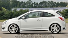 Rieger Seitenschweller Schweller li/re passend für Opel Corsa D 3-Türer 00058944