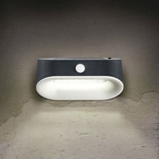Solar Wandleuchte mit Bewegungsmelder 150lm Außen-Lampe Wand-Strahler Led IP44