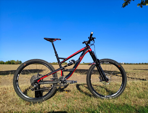 Capra fully mtb schwarz rot - yt, schwarz/rot