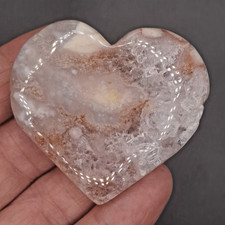 Pink Amethyst Herzform, ca