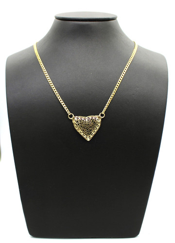 416 gelbgold collier herz - 416,