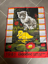 TUCH ALTER WERBEKALENDER 1981