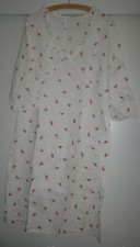 Damen Nachthemd, Gr. 46, Seersucker 