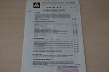 200377) Atlas Bauernlader Typ 320 - Preisliste - Prospekt 04/1967