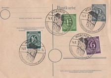Postkarte mit vier