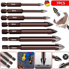 7 Tlg Fliesenbohrer Glasbohrer