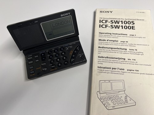 Sony icf sw100 weltempfänger - sony,