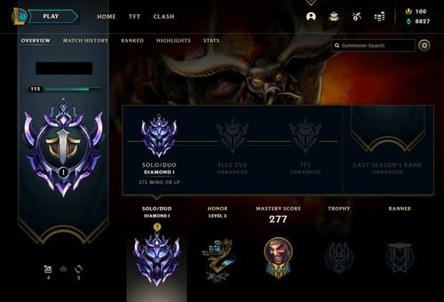 League legends account - league, of