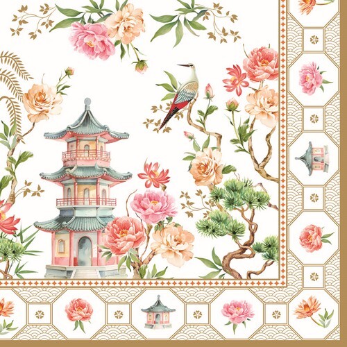Servietten jardins - 20,