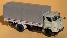 H0 Busch, Espewe, W 50 Lang-Pritsche und Plane, auto trans berlin