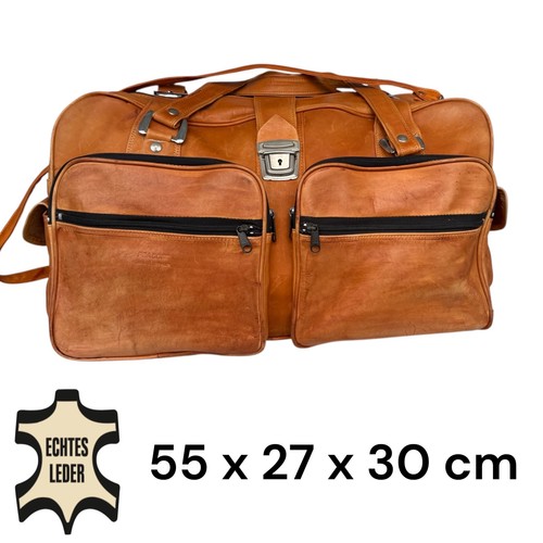 Vintage italy echt leder - italy,