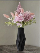 Schwarze Designer Deko-Vase