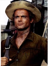 Original Autogramm Terence Hill /// Autogramm Autograph signiert signed signee H