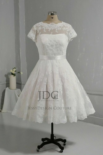 Kurzes knielanges brautkleid - knielanges,