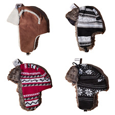 10 Stück Pilot Russen Flieger Mütze Flohmarkt Restposten warme Mütze neu