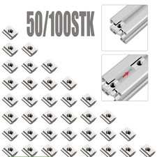 50/100 Nutensteine Gleitmutter Nut6/8 für 20er/30er/40er Aluprofil  M4 M5 M6 M8