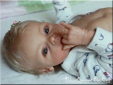 Reborn Bausatz, ORIGINAL Doll Kit, LIVIA, von Grudrun Legler, Flanellbody, Coa