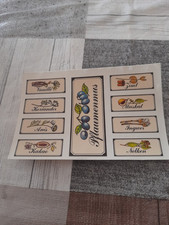 ddr abziehbild Schiebebild Gewürze 