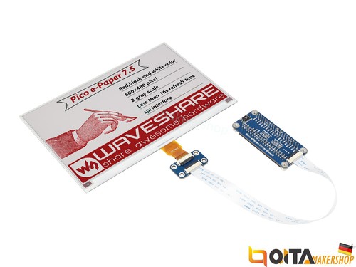 Waveshare e paper display - 7.5",