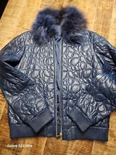 Trussardi Damen Lederjacke, Gr. IT 40 (S), gebraucht