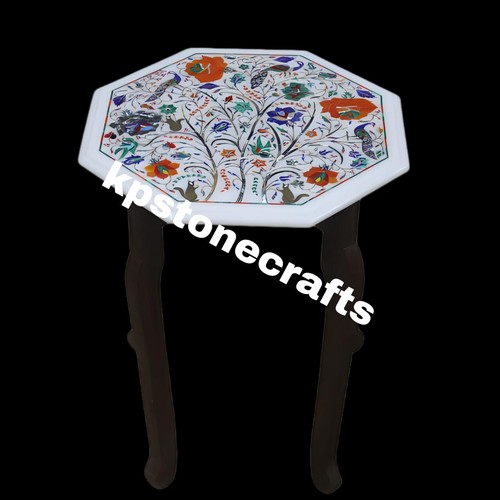 Achteckige tischplatte mit - 15",