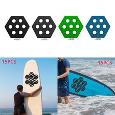 15 Stück Hexagon Surfboard Pads für Kiteboards Grip Surf Paddle Board