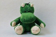 Heunec Nilpferd Granulat ca. 16 cm Stofftier Plüschtier Kuscheltier (T183)