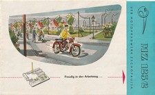 DDR Prospekt  Motorrad MZ