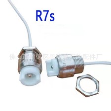 2x Metall Keramik R7S Glühbirnen Lampenfassung Lampenhalter Konveter Adapter