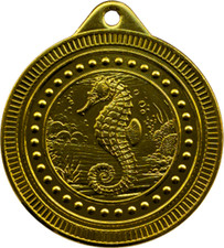 1 Medaille Seepferdchen Ø