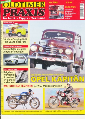 Oldtimer praxis 2008 opel - oldtimer,