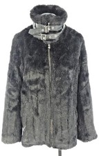 ZARA Woman Mantel Kunstfell