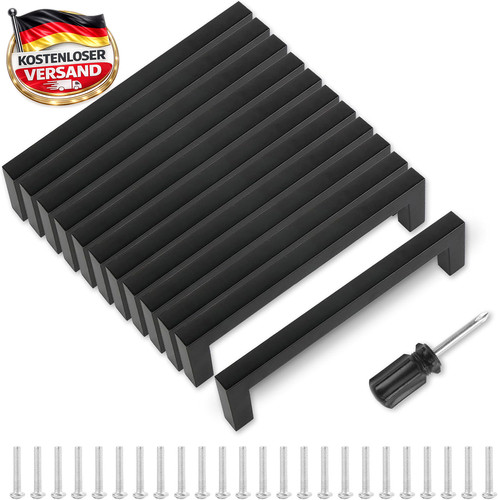 Möbelgriffe schwarz 192 - möbelgriffe, mm