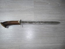 Altes Jagdmesser Hirschhorngriff Bläsergruppe Kastellaun Jäger.