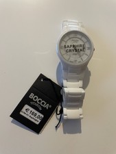 Boccia Damen Armbanduhr Keramik weiß Titanium Armband  NEU