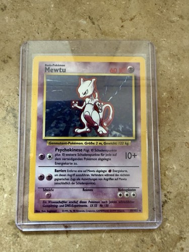 Mewtu pokémon tcg basis - pokémon,