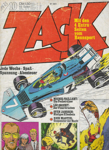 Zack magazin 1973 - nr.10,