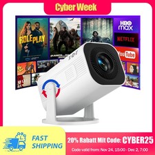 XGODY Gimbal 3 Pro Video Beamer HD Projektor 1080P 4K 5G WiFi Heimkino Bluetooth