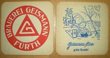 Bierdeckel Fürth Brauerei Geismann GmbH Witzbilder Serie von 1961
