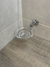 Grohe Essentials Set Seifenschale 40368001 Glas Halter 40652 Chrome Geschenk OVP