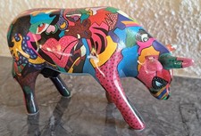 Cow Parade " Partying with PI-COW-sso " CowParade Kuh medium wie neu TOP Picasso