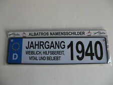 Albatros Namensschilder