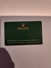 Rolex Garantiekarte