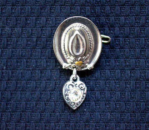 Trachtenschmuck kleiner hut - kleiner,